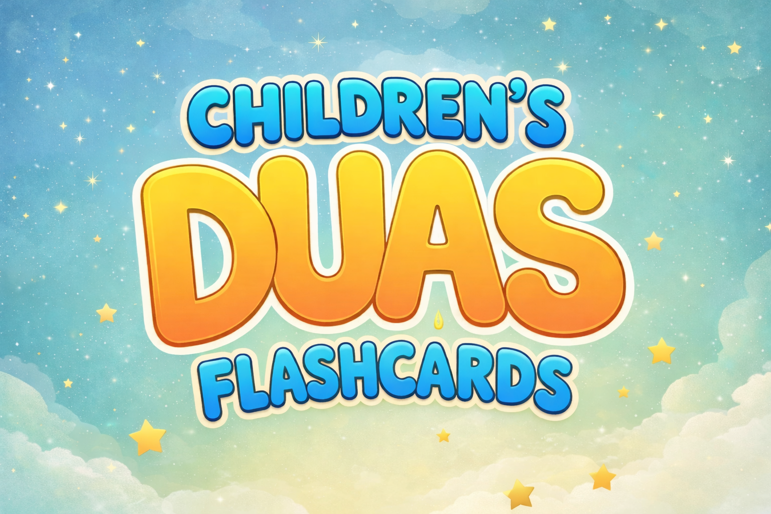 Children's Duas Flashcards